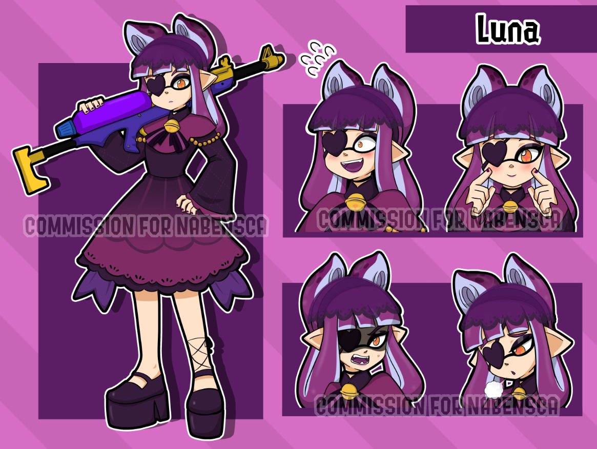 JyojiriiinComms's tweet photo. Another C0mmission done. Thank you again! ^^

The #Commission is still open.      
if you're interested, please fill out the form here: https://t.co/2CvIhGTg7z

Thank you so much for the support! ☺️❤️ 
#Splatoon #Splatoonart #Splatoonoc https://t.co/GiUkhSglWR