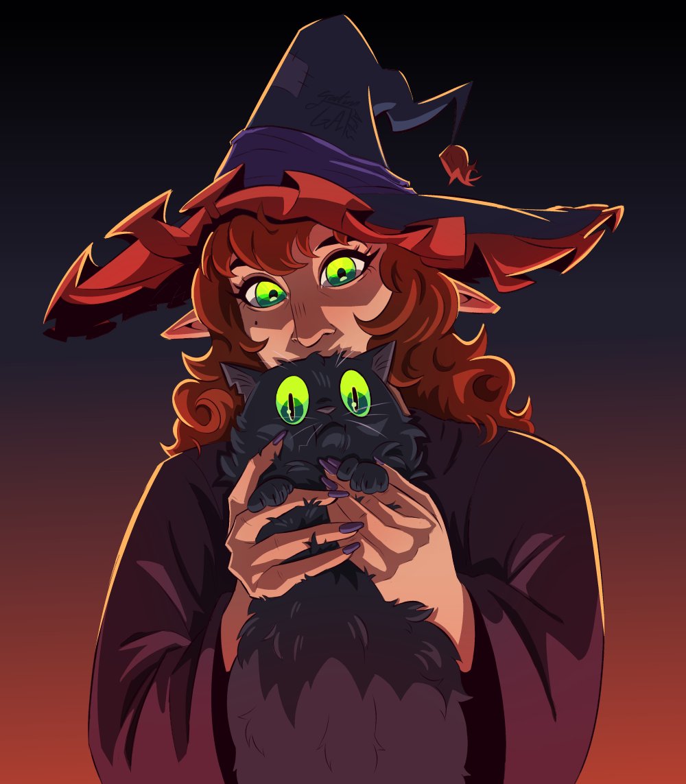 Behold, the all powerful spooky cat!