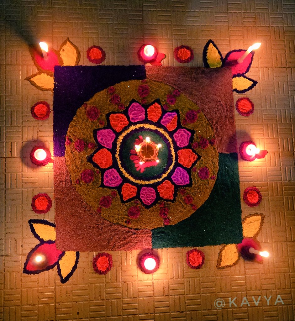 KavyaGarg_'s tweet image. Theme: Deepawali ❤️
Share/QP with you Rangoli, Diyas, Light, crackers...
Freshly made today after 4 hours of hard work!
May Mata Lakshmi come to every home and your X account as well, bringing prosperity, peace, and endless light.
#Theme_pic_india_festivals