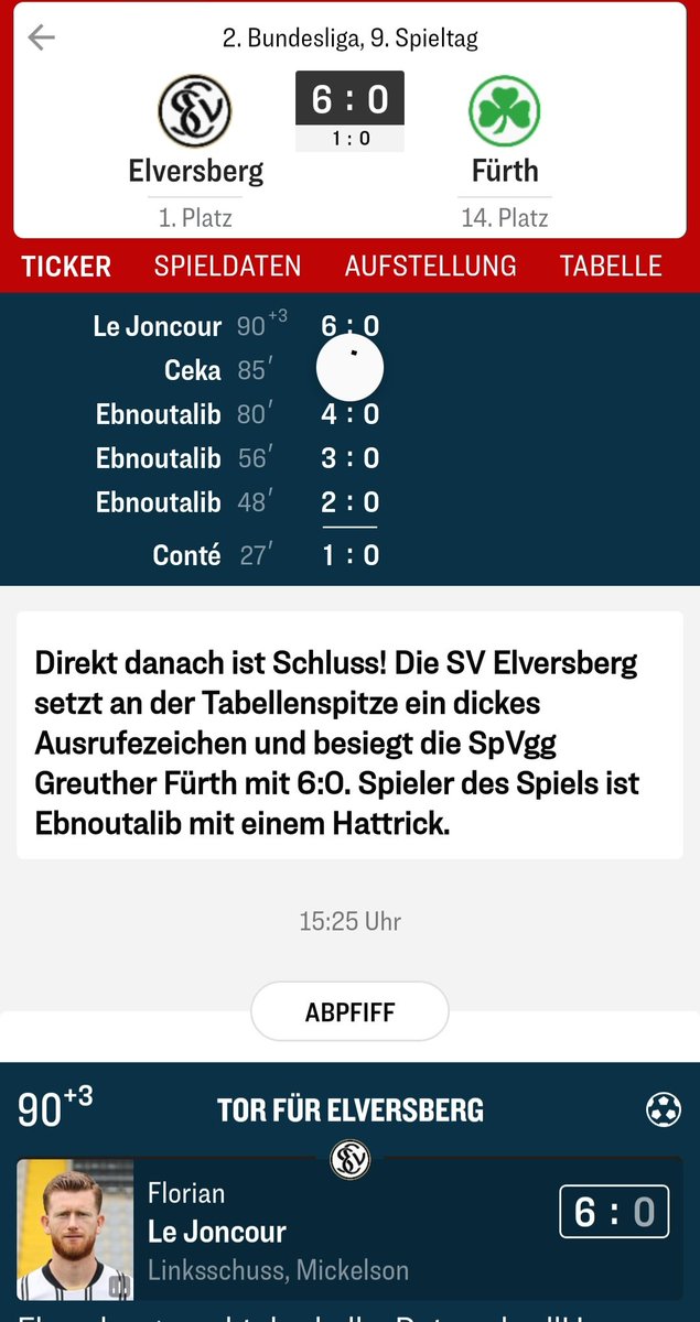 Wahnsinn! Der Younes, der Heddernheimer Bub, schon wieder mit einem 3er-Pack