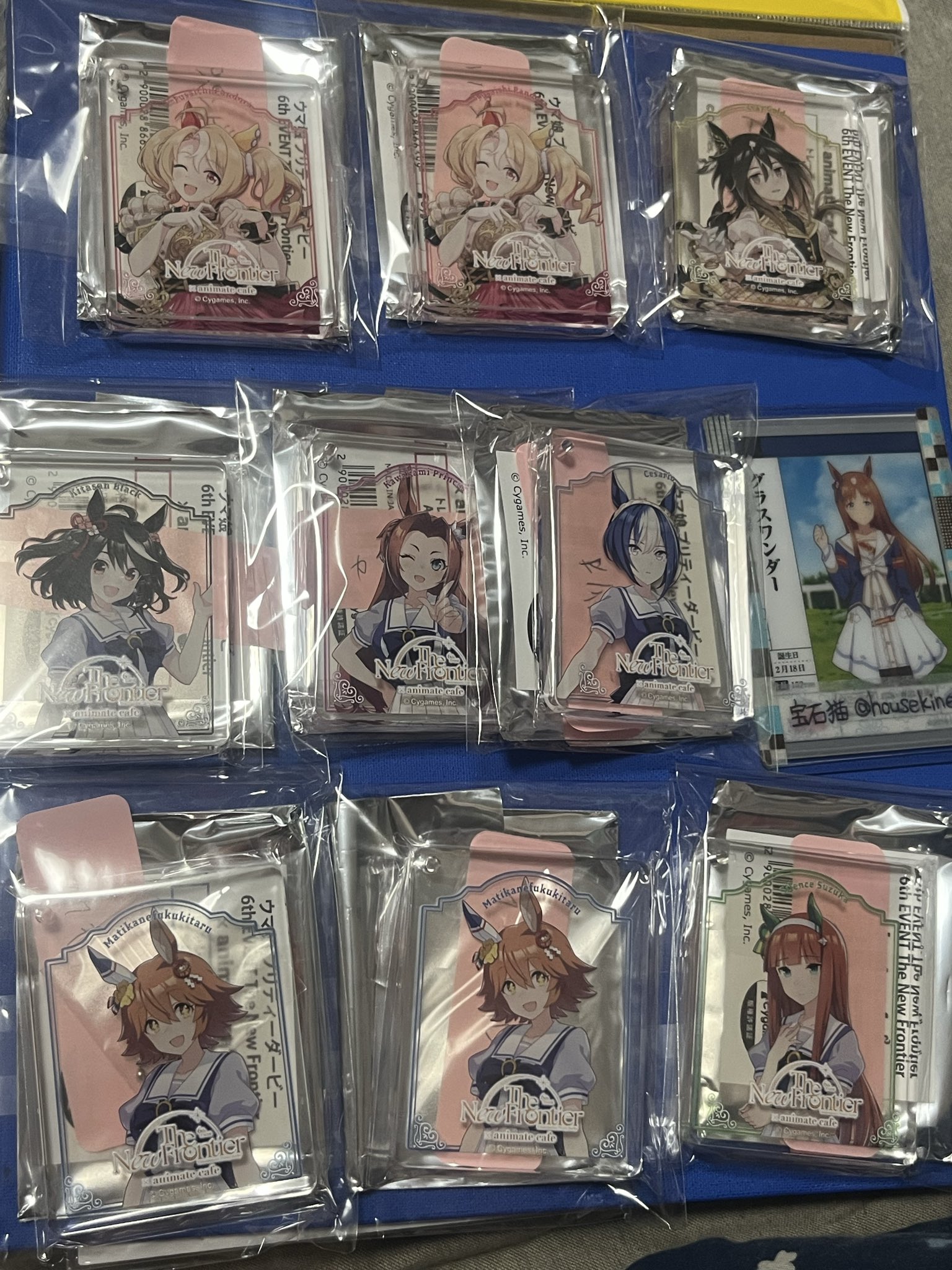 T*T様 ウマ娘　6th 秋公演　ミニ　応援タオルキーホルダー　ステイゴールド CyStore 6th Event The New Frontier 秋公演 特設ページ