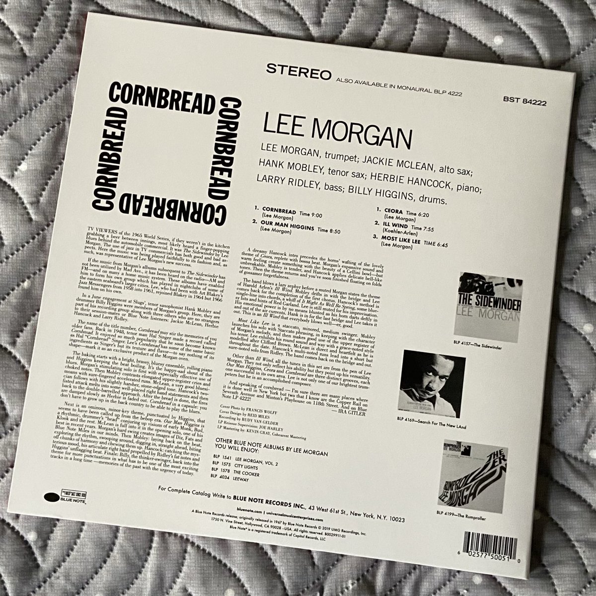 manik_sakin's tweet image. #Cornbread by #LeeMorgan

Lee Morgan tp
Jackie McLean as
Hank Mobley ts
Herbie Hancock p
Larry Ridley b
Billu Higgins d

#lp #vinyl #vinyljunkies
#jazz #hardbop
#sundayjazzclub

youtube.com/watch?v=98IWJD…