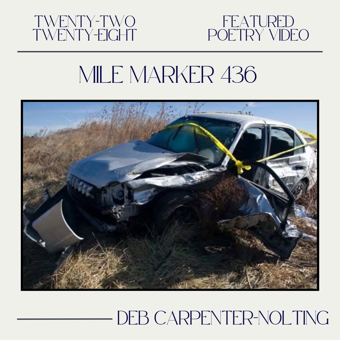 Watch Deb Carpenter-Nolting’s poetry video on Twenty-two Twenty-eight now.

twentytwotwentyeight.com/single-post/po…

#publishing #supportartist #create #world #read #subscribe #submit #story #read #twentytwotwentyeight #poetry #poem