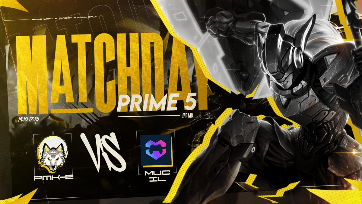 packmiko's tweet photo. 🔥 GameDay – Prime League Division 5 🔥

Tonight our Packmiko Eclipse squad takes on MUC Immortals Lions! 🐺⚔️

Time to keep the momentum going and fight for another win in Division 5! 💪✨

#Packmiko #PrimeLeague #Div5 #Esports https://t.co/kQHfq7C8kr
