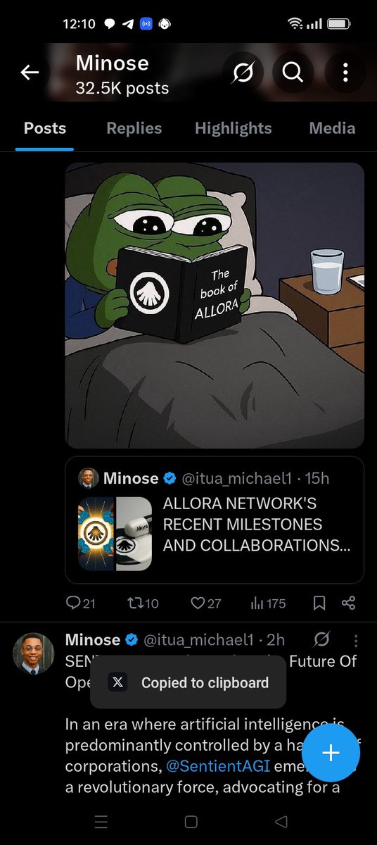 itua_michael1's tweet image. What Alloranetwork Is Building
@AlloraNetwork is creating a decentralized AI network designed to make machine intelligence open, composable, and self improving.
It connects AI models, validators, and data providers into a single network where predictions and insights are…