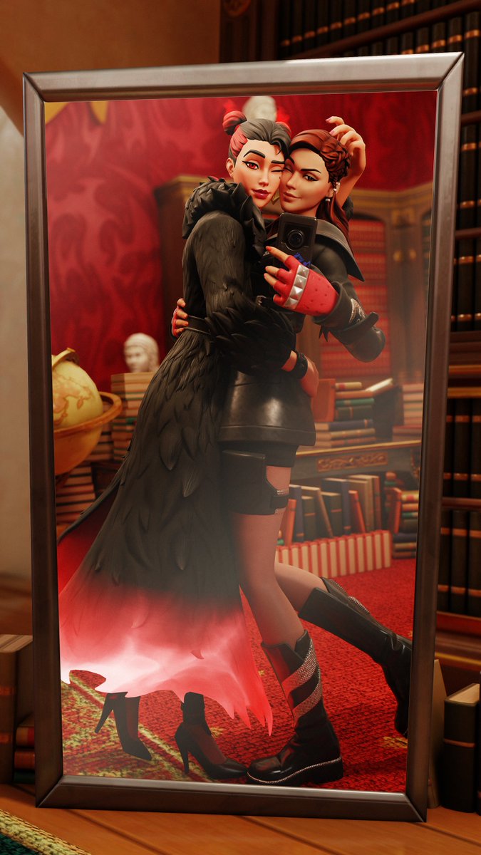 Keeping my girl from working, as per usual... ✨

Thank you <a href="/Wasting_Night/">Wasting_Night</a> for another gorgeous render of us!