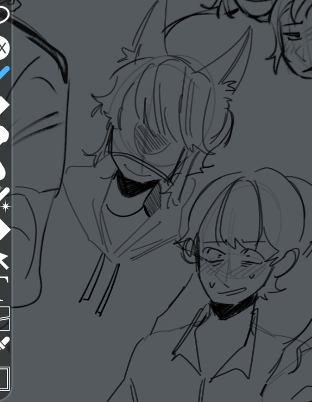 Modern au FTIJ(?)
"Your boyfriend does cosplay? Those fox ears looks real"
"Uhh...sort of...?"