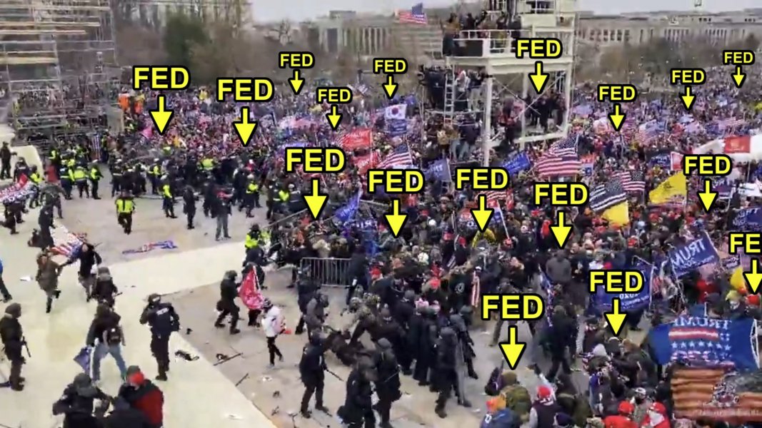 Over 270 Feds dressed as MAGA supporters, and you think this wasn't a setup?

<a href="/j6tour/">Chris Quaglin J6tour.com</a> 
#j6wasaninsidejob