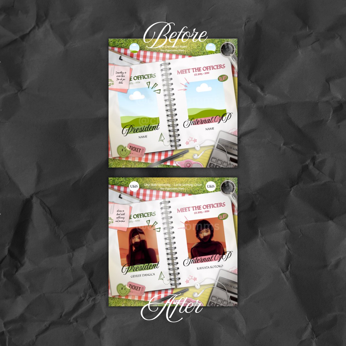 𓂃ִ ׂ ۫ ִ ⊹ [ org pumbat template #1 ] 

𓊆 " . 🎀📓 ꒱ ₱80 only! 

— accessible for canva pro user 
— editable template