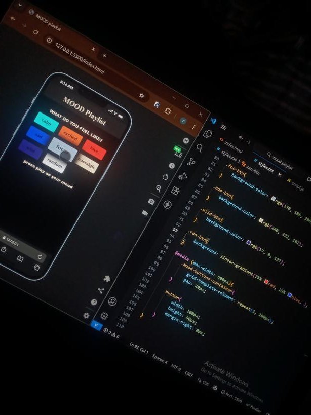 YachamMamman1's tweet image. Day 5
Working on a playlist app which allows a user select a playlist based on how they are feeling at the moment. Done a bit of the html and css will be working on the JS next.
#30daysofconsistency