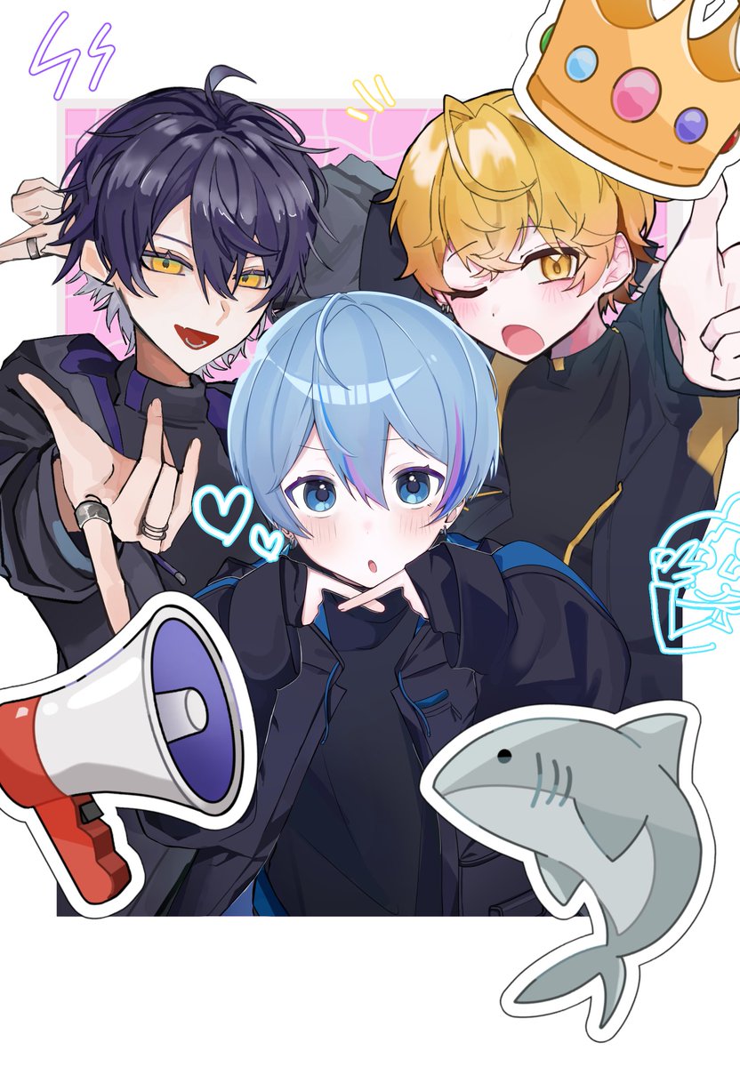 #シクスフォト
【合作】📷👑🦈📢