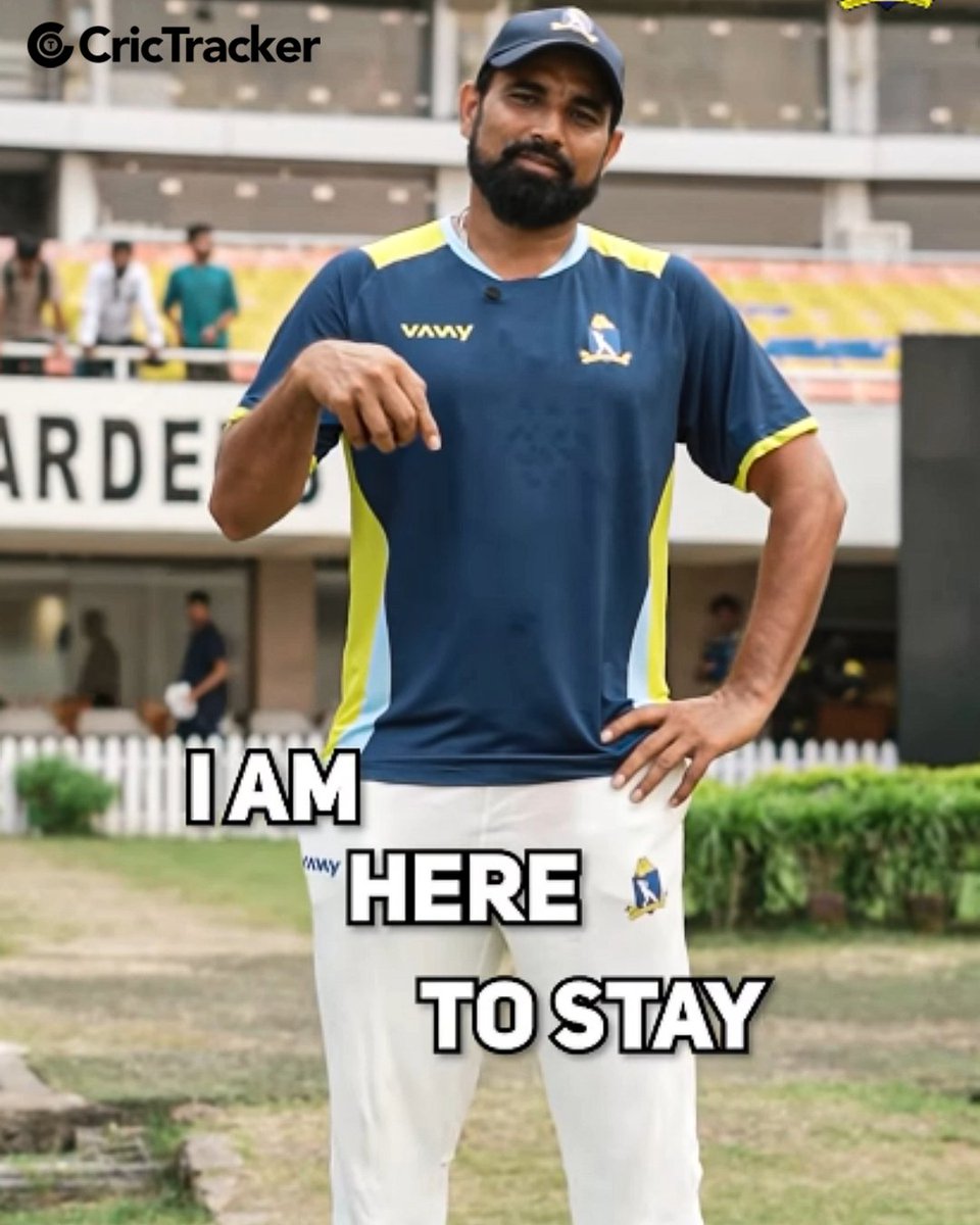 Mohammed Shami has a message for all fans😊

📸: Bengal Cricket