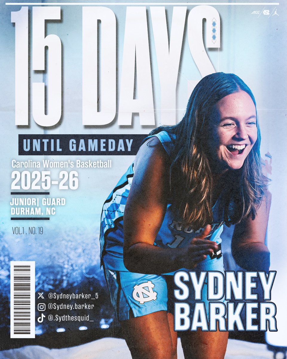 uncwbb's tweet image. 15 days until we’re back under the lights 🔥