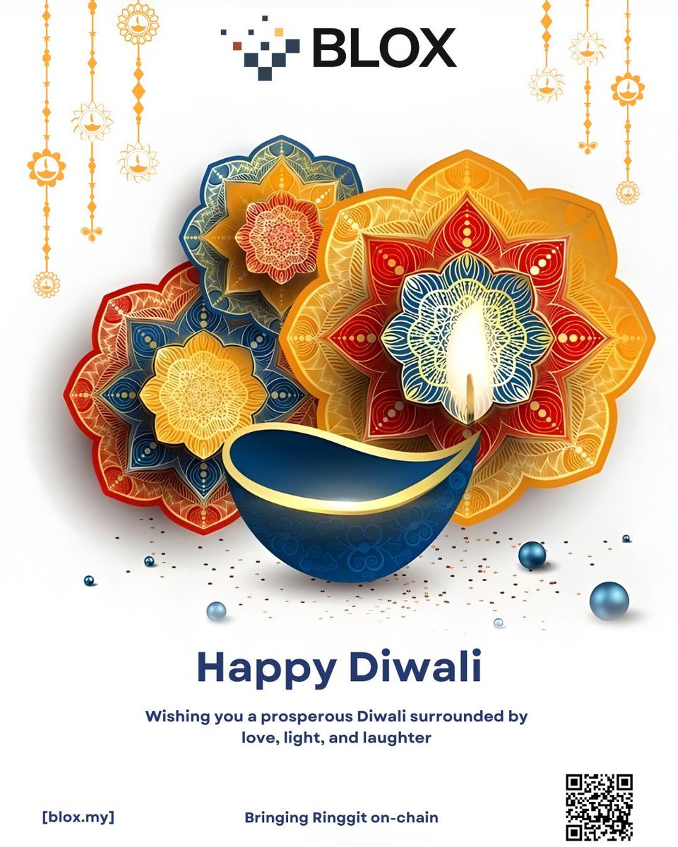 blox_malaysia's tweet photo. Happy Diwali from BLOX 💙

Wishing our Malaysian community a bright and joyful Festival of Lights! 🪔

May this season bring prosperity, happiness, and new beginnings both on-chain and off-chain.

From all of us at BLOX | $MYRC 🇲🇾✨

#BLOX #MYRC #Malaysia #FestivalOfLights https://t.co/B2NtMdhxP1