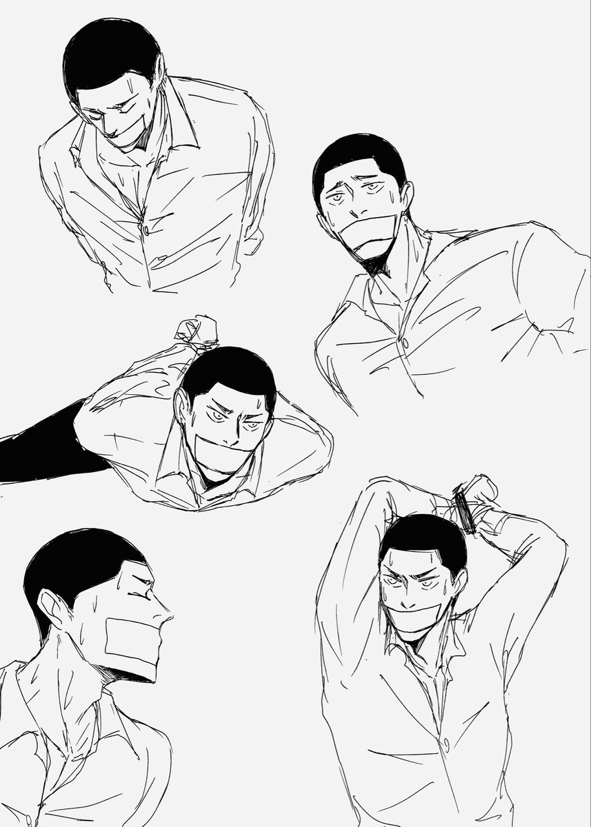 囚われ金城さん　　⚠️拘束描写！！