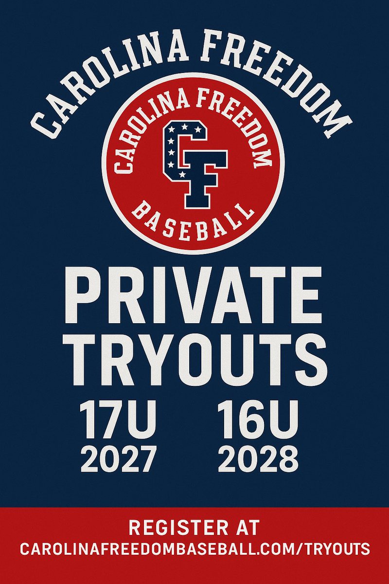 Carolina Freedom Baseball – Now Recruiting for Summer !

Carolina Freedom is looking for high school players ready to take the next step in their baseball journey. Our mission is to help players develop their game and open doors to college baseball opportunities.