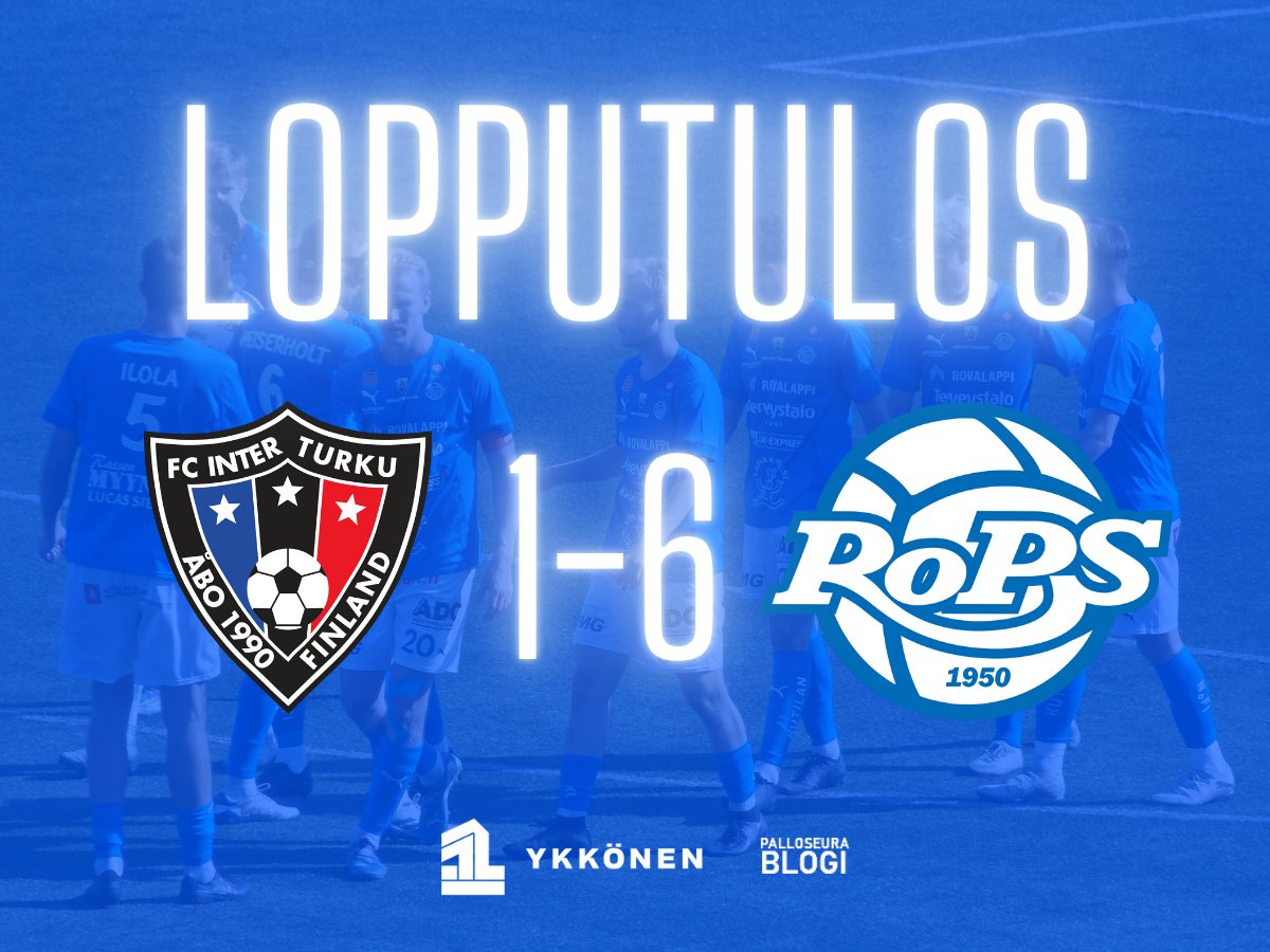 Palloseurablogi's tweet image. #FCInter2-#RoPS FT 1-6 (0-4). Maalit: Simsek, Mekki (3), Varhi &amp;amp; Savolainen! Mekin hattutempun johdolla sinipaidat hienoon vierasvoittoon kauden päätöspelissä. RoPS oli vahva loppukierroksilla, kun tuloksia tarvittiin. Mahtavaa duunia jätkät! 💙 #siniselläsydämellä #Ykkönen
