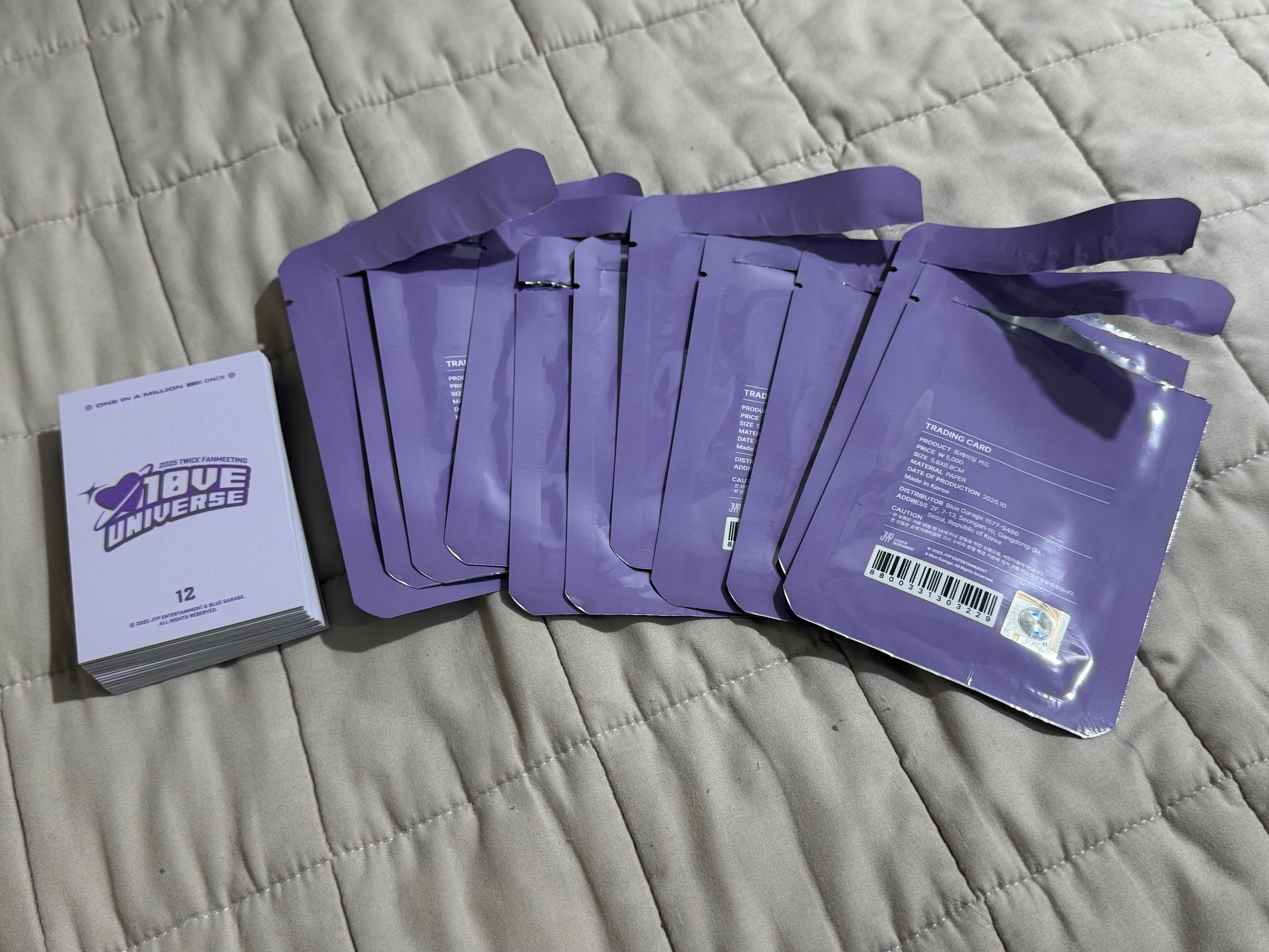 TWICE ソウルコンサート 入場特典 トレカ 2日目 9枚セット TWICE ソウルコンサート 入場特典 トレカ 2日目 9枚セット