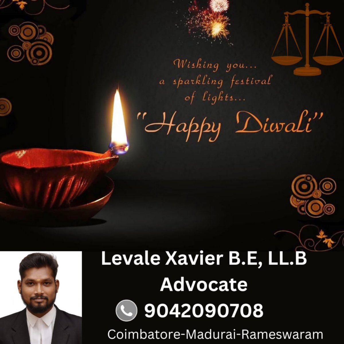 "May this Diwali light up your life with joy, success, and endless happiness!" ✨