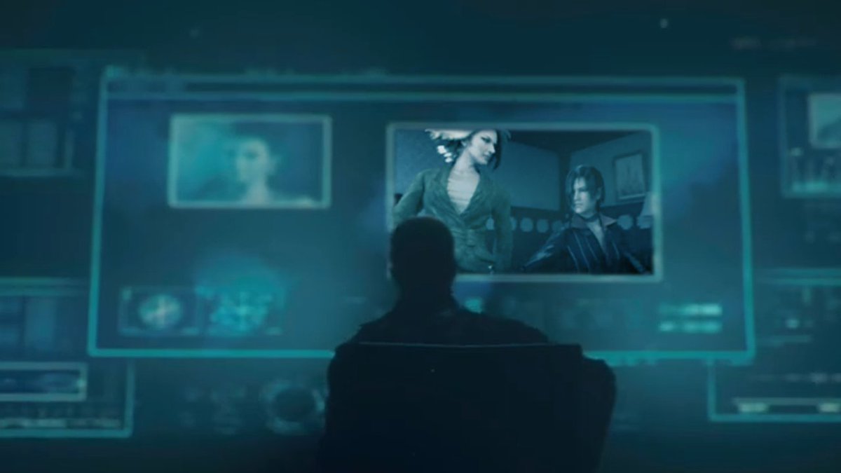 RuthlessGuile's tweet image. Watching her through a monitor.