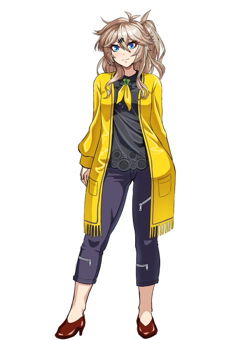 つむつむ立ち絵全体像
#モヤイ進捗 