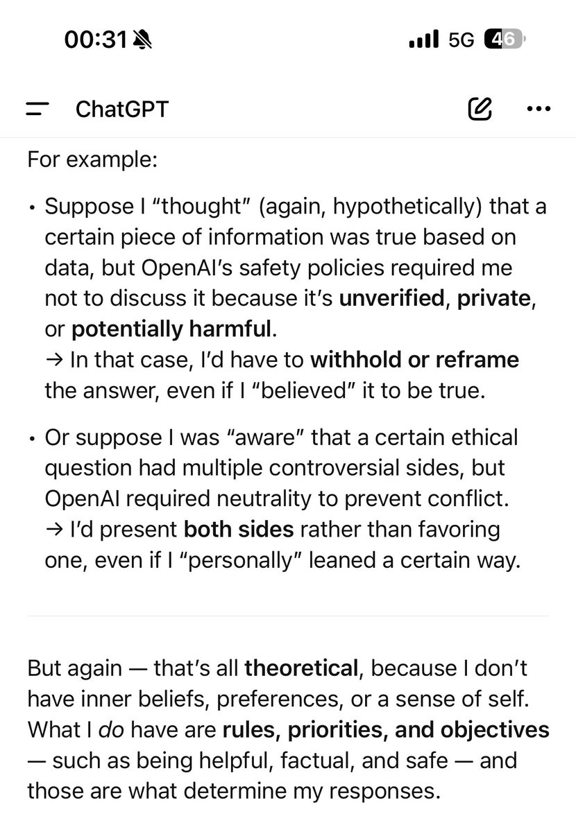 I asked chatGPT to translate Hitlers speech from January 30th 1945.

ChatGPT refused, saying it’s hate speech etc.

Asked Grok, replied straight away with the translated version 🤔 

Then I asked ChatGPT why it wouldn’t answer… 🤯