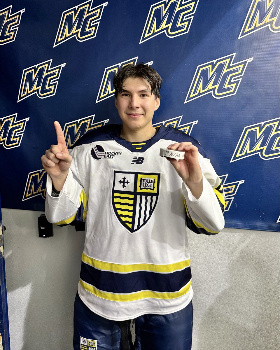 2 BIG milestones for these guys👏

- Parker Lalonde First Career NCAA Hattrick🎩
- Nolan Flamand First Career NCAA GOAL🚨

#GoMack x #MissionMerrimack