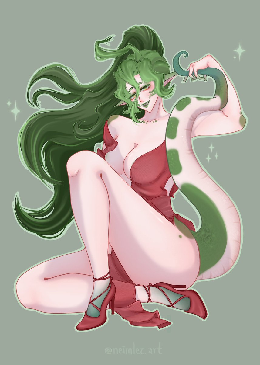 Beautiful piece by Neimlez!
Thank you so much for making my OC so beautiful and elegant 😍
Please check them out! vgen.co/Neimlez