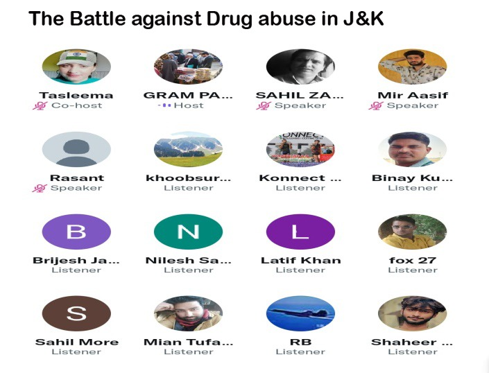 As part of the #TwitterSpaceDebate series, a session on “The Battle Against Drug Abuse in J&amp;K” was held on 19 Oct 2025 
Hosted by Tasleema Akhtar,  participants—including experts &amp; youth activists—shared powerful insights. A step forward in awareness &amp; Soldier-Citizen connect.