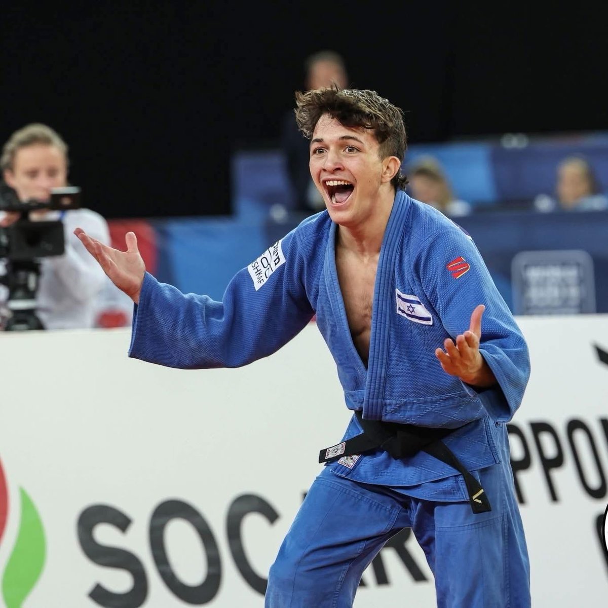 ISRAEL WINS THE GOLD
Congratulations to Israeli judoka Izhak Ashpiz, 18, for winning the gold medal at the Judo Grand Prix in Peru.  
Let’s go Israel!