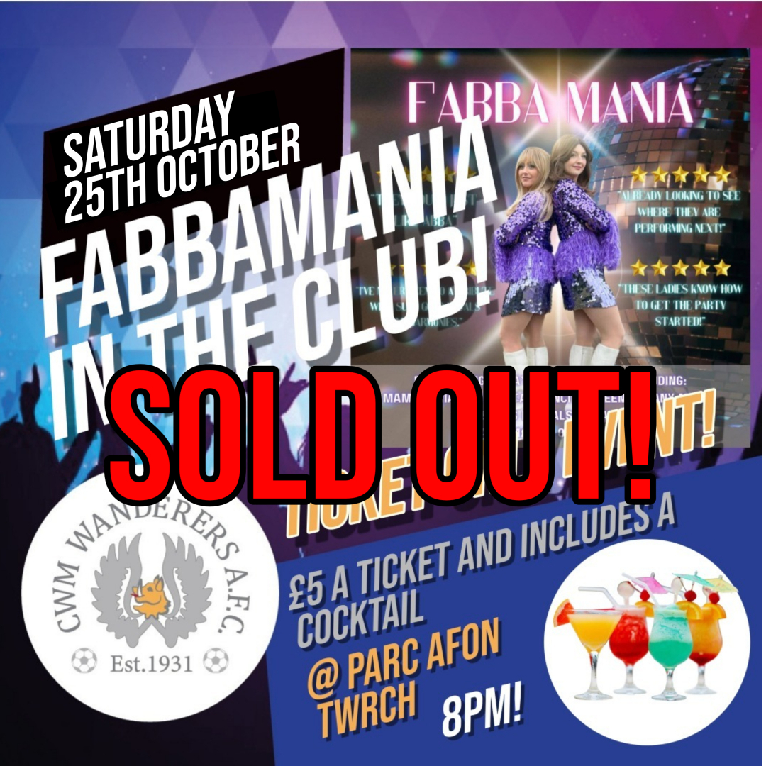 Thank you to everyone who has bought tickets for our Fabbamania Evening - We are now Sold out!