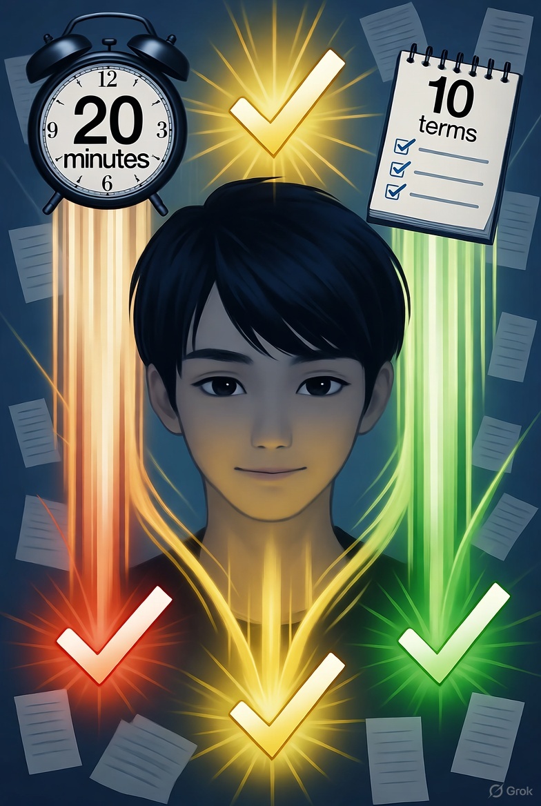 studyguides's tweet image. Did you know that setting specific study goals (e.g., “learn 10 terms in 20 minutes”) can increase motivation and retention compared to vague goals?