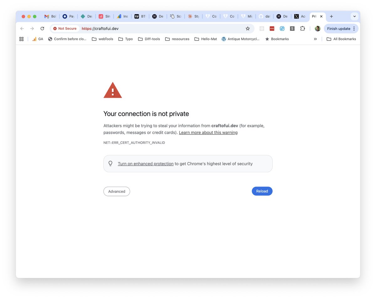 daformat's tweet image. BTW @jh3yy have you seen this? Invalid certificate on your website