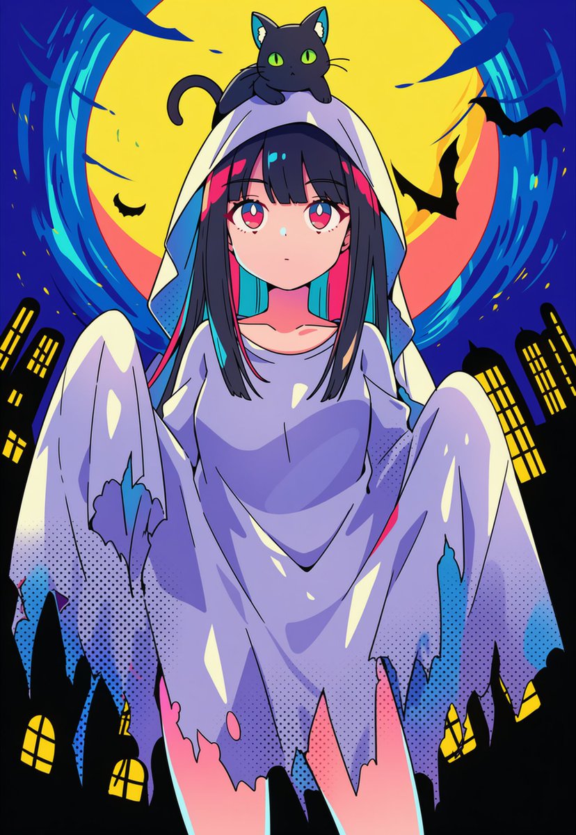 使えるかもしれないプロンプト(NovelAI V4.5 Full)

｢sheet ghost｣
布のような姿の幽霊。

｢ghost costume｣
幽霊のコスチューム。
ハロウィンの定番衣装の一つでもあり、頭から白い布を被るものなどがあります。

｢ghost pose｣
腕を上げ、両手を前に出して手の甲を見せる幽霊のポーズ。