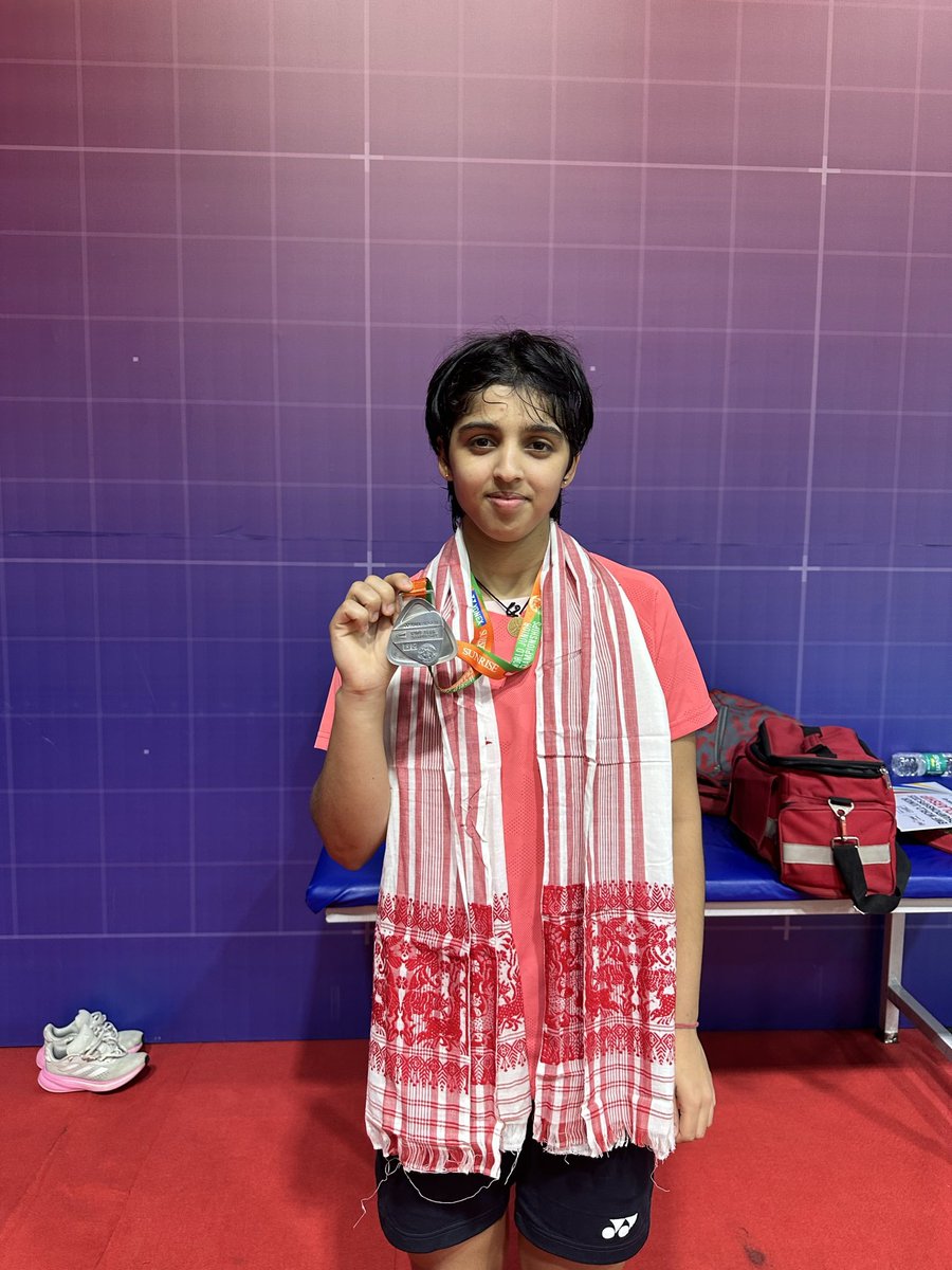 Viraj Sagar Das (@virajsagardas1) on Twitter photo Congratulations Tanvi Sharma for clinching silver at the BWF World Junior Championships!  
You’ve made India proud with your fighting spirit and outstanding performance on the global stage. 
#TanviSharma #Badminton #IndiaAtWorldStage #WorldJuniorChampionships Congratulations Tanvi Sharma for clinching silver at the BWF World Junior Championships!  
You’ve made India proud with your fighting spirit and outstanding performance on the global stage. 
#TanviSharma #Badminton #IndiaAtWorldStage #WorldJuniorChampionships