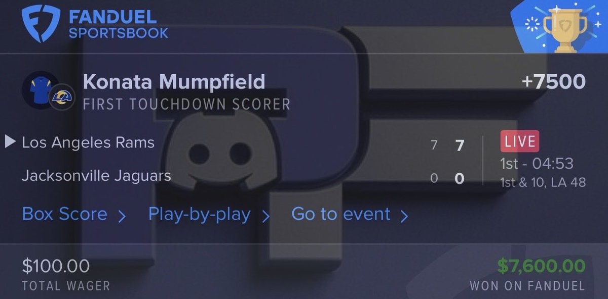 PropFella's tweet image. SUNDAY MORNING FIRST TD BANG 🔥✅

PropFellas.org
CODE: WS50 for a discount