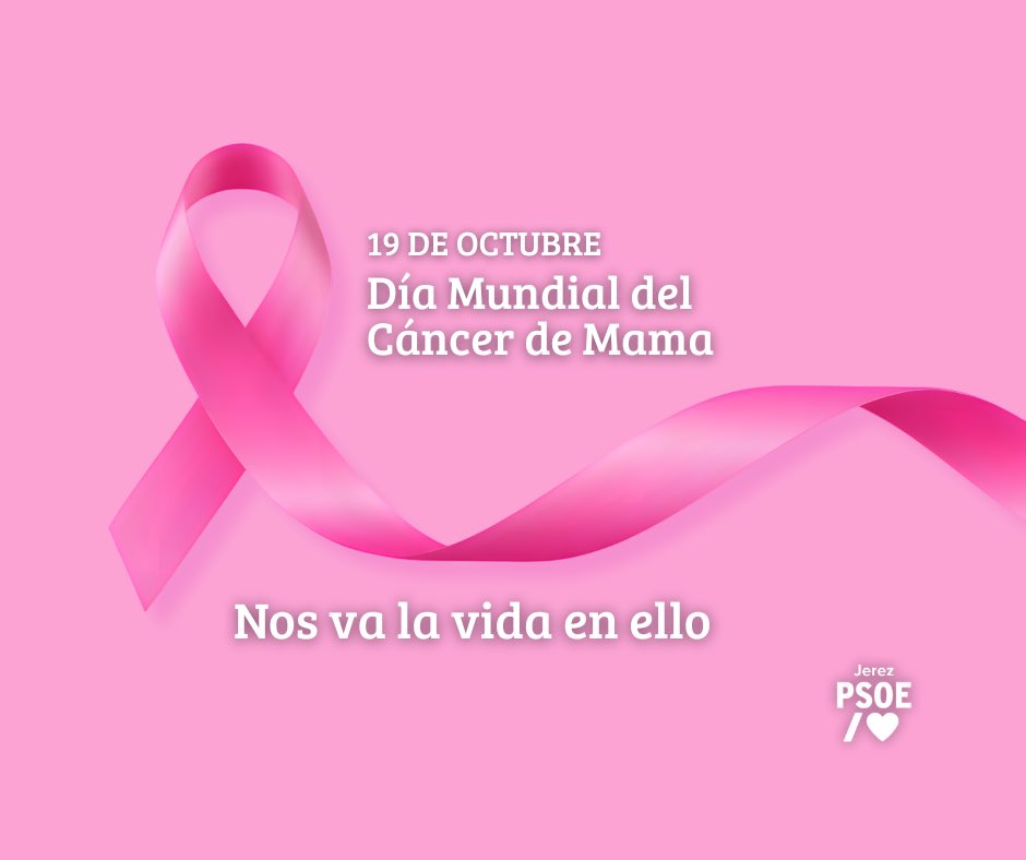 🩷 Hoy y todos los días, más que nunca: prevención, atención y solidaridad.

19 de Octubre, Día Mundial del Cáncer de Mama.