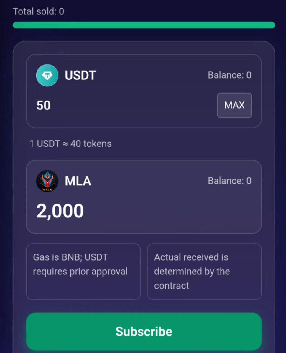 The MLA dapp is launching soon, and the IDO is about to commence. If you follow me and retweet this tweet, I will randomly airdrop 300 coins to your BSC wallet address.