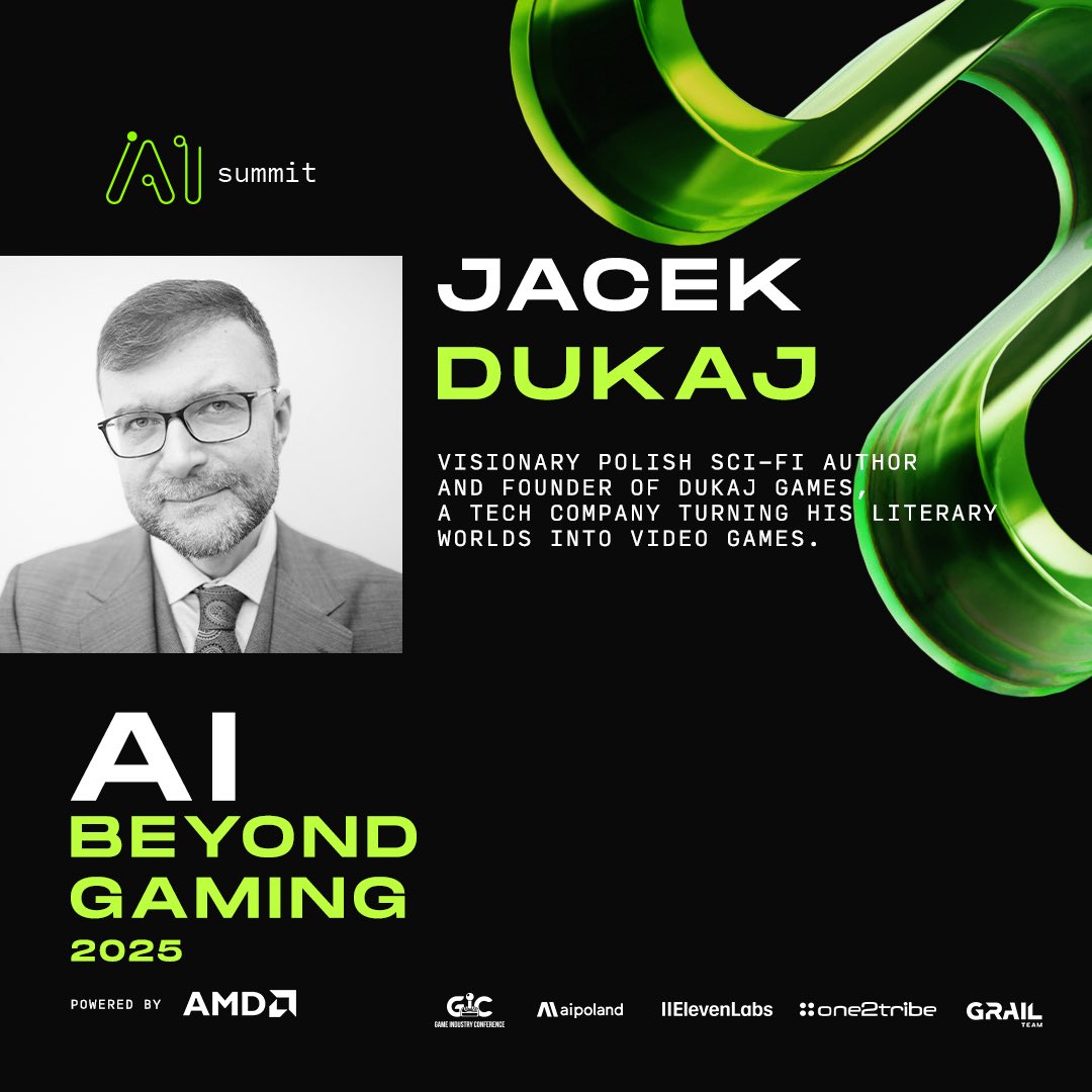 Dukaj_Games's tweet image. We are pleased to announce that Jacek Dukaj, CEO of Dukaj Games, will be the speaker at @gdcon. Friday, October 24th, 5:00 PM.