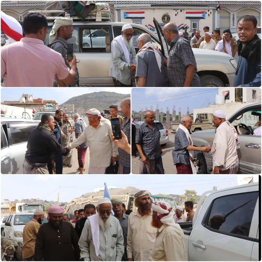 في مشهد يجسد عمق وقوة التلاحم ووحدة الصف الجنوبي، وصلت صباح اليوم الأحد إلى محافظة الضالع قافلة دعم غذائية مقدمة من أبناء وادي حضرموت، يتقدمها الشيخ عمر أحمد باخضر رئيس مجلس الحكماء بحاضرة حضرموت وكنده، برفقة عدد من القيادات المجتمعية والسياسية، وذلك دعمًا وإسنادًا لأبطال قواتنا