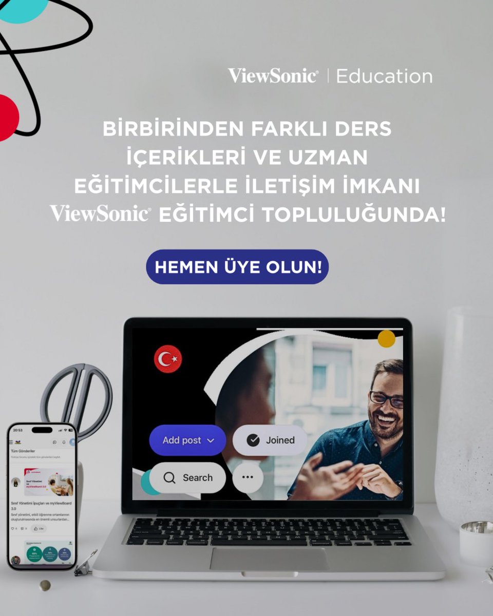 VSClassroomTR's tweet image. Yenilenen içerikler, alanında uzman eğitimcilerle tanışma ve bilgi almanın yolu ViewSonic Eğitimci Topluluğundan geçiyor! Hemen üye olun ve topluluğumuzdaki birbirinden işlevsel bilgilere erişin!

#ViewSonic #ViewSonicClassroom #ViewSonicEducation #ViewSonicEğitimciTopluluğu