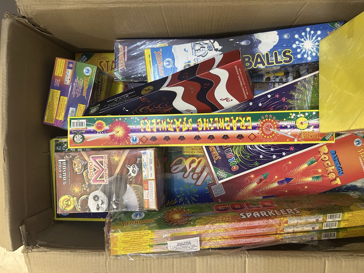 Vedic Pyrotechnics purchase. 
 🎇🧨