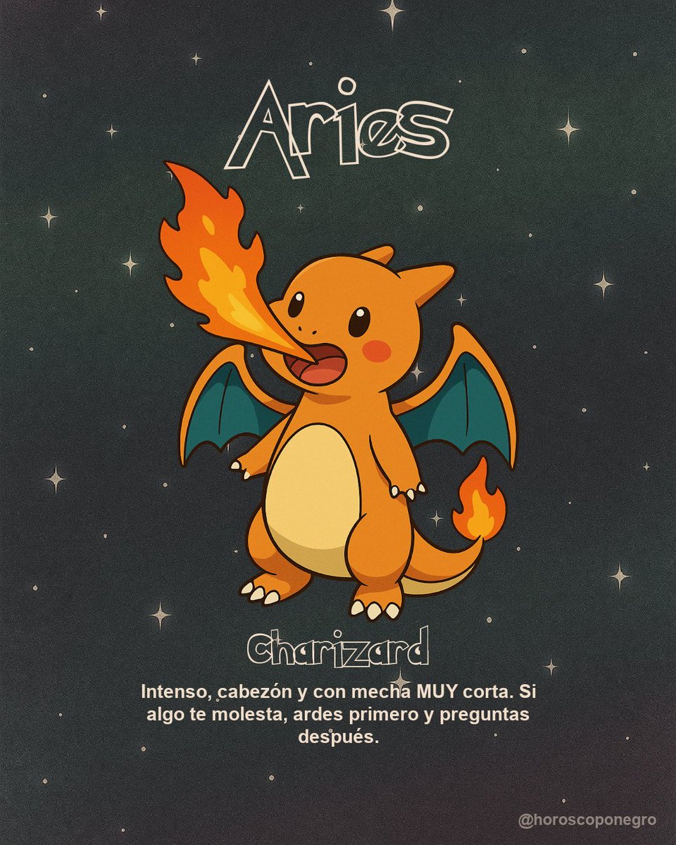 Este es el pokémon que te representa, Aries ♈️🔮