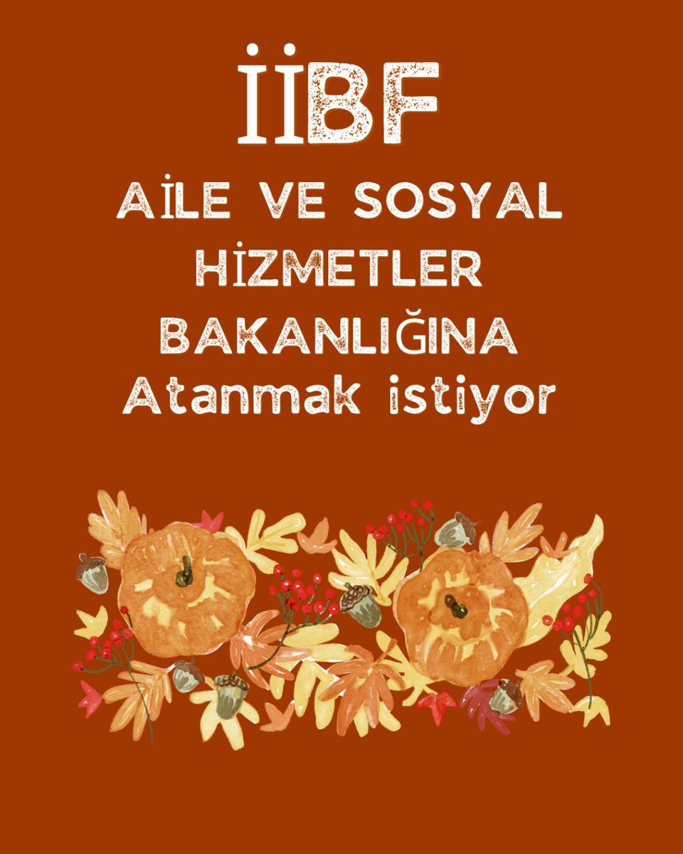 <a href="/hamzagokhan/">Hamza Gökhan ERYILMAZ</a> Yılların emeği ve alnımızın akıyla aldığımız puanlarla atanmak istiyoruz.Kimsenin önüne geçmek istemiyoruz. Başka kadrolarda gözümüz yok GİH kadroları İİBF'nin hakkıdır. Hakkımızı istiyoruz. 
<a href="/ztarikdaroglu/">Zafer TARIKDAROĞLU</a>
<a href="/MahinurOzdemir/">Mahinur Özdemir Göktaş</a>
<a href="/hamzagokhan/">Hamza Gökhan ERYILMAZ</a>
<a href="/tcailesosyal/">T.C. Aile ve Sosyal Hizmetler Bakanlığı</a>