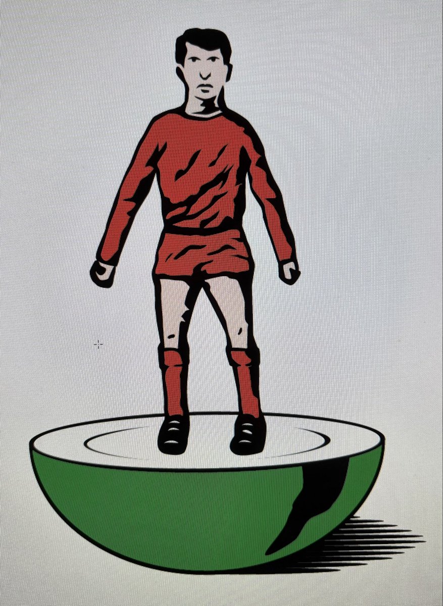 Thinking of doing a print like this with hand coloured team kits for the nostalgic football folks
