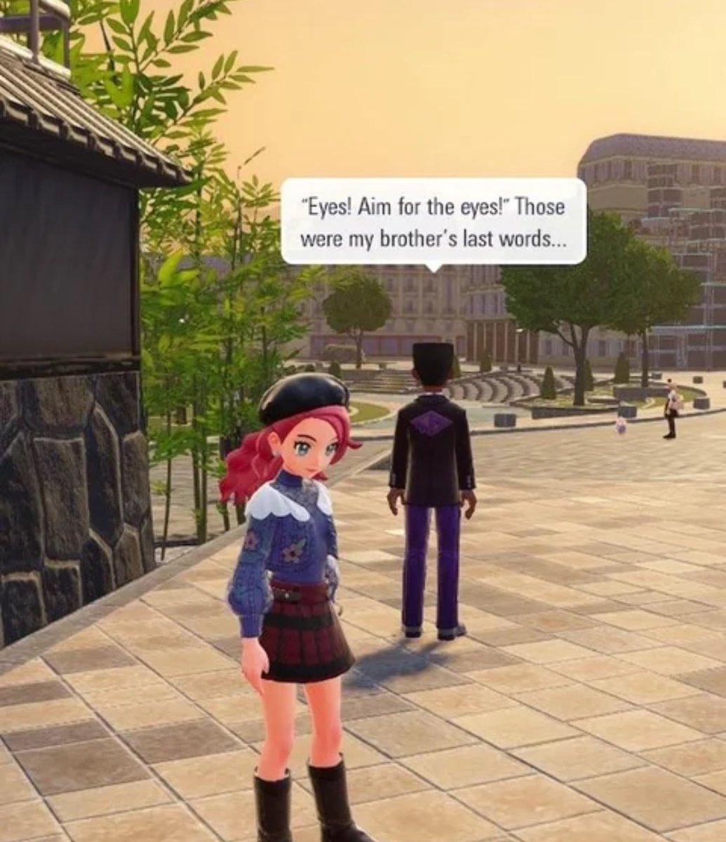 PLEASE send me every unhinged ZA NPC text you can find. Super extra bonus points if you know their location on the map. 

They are so much better and funnier than the Pokédex and I need to share them with the world 😂