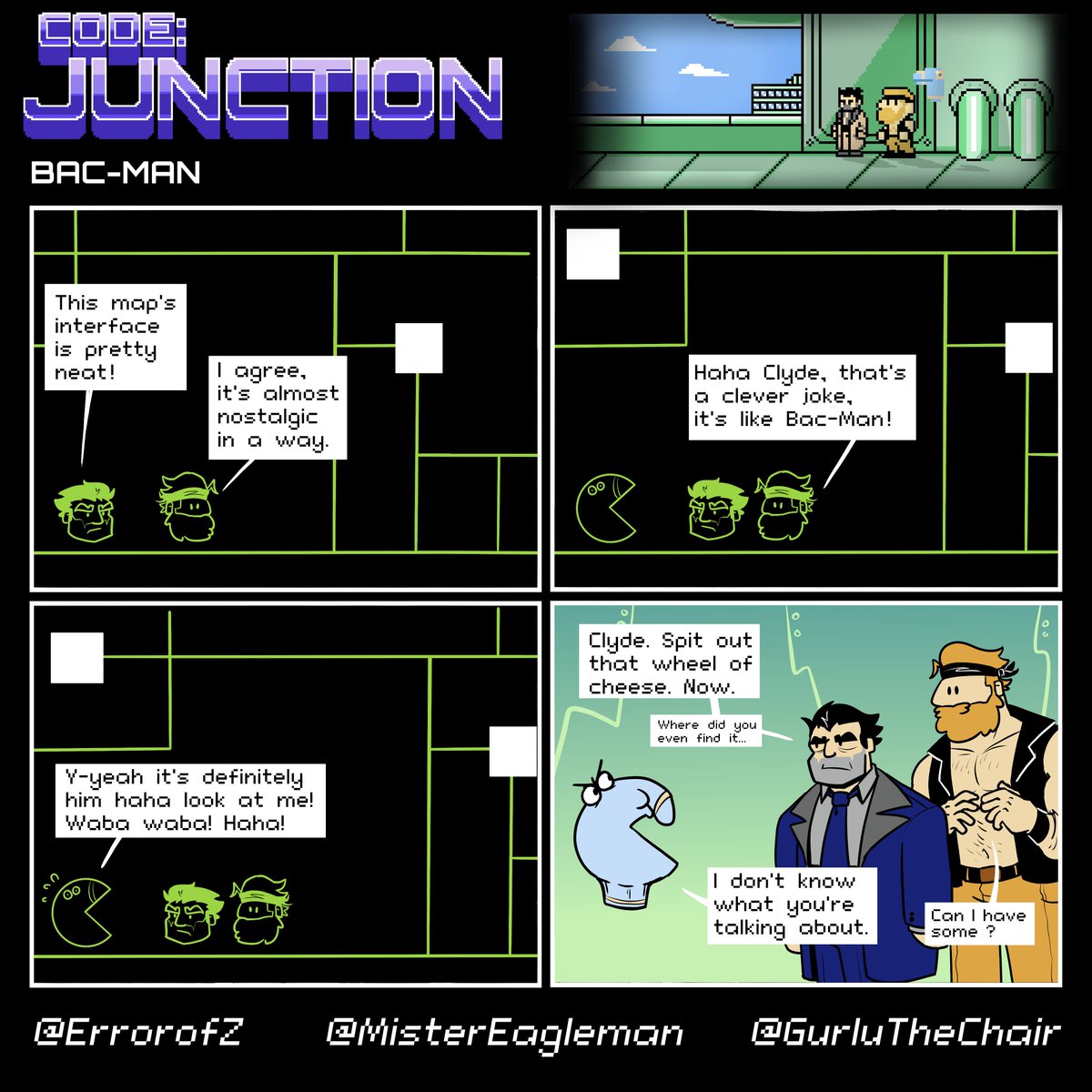 codejunction86's tweet image. Code: Junction #60
Bac-Man