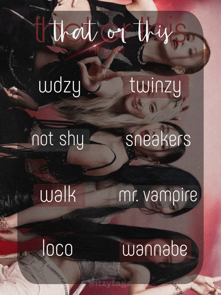 itzytags's tweet image. – trending party –
reply with a choice +
ITZY ENTERS TUNNEL VISION
#TUNNELVISION_Concept1
#있지와_함께_새로운_VISION
#ITZY @ITZYofficial