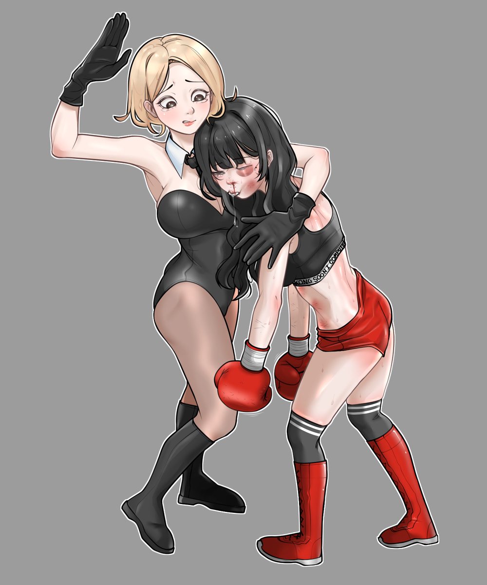 Her name is Kim Jin-seo, She was originally a model. She wanted to become a boxer, but failed due to her timidity... She ultimately decided to become a referee, watch boxing matches up close. was also the referee for Kong-soon and Ah-young's first match.