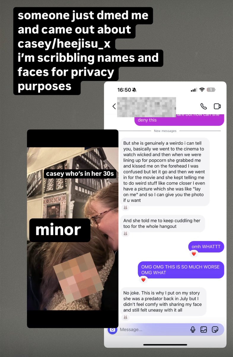 oasiskitty_'s tweet photo. casey till this day denies everything by using the fact that the last time, when a very similar event happened, police dismissed the case, everyone knows police do no follow these types of cases however that does not mean it did not happen, if you know more of her socials pls dm https://t.co/NGNnqSQ3I2